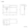 Harper Gloss White Basin Vanity with Marble Top & Back To Wall Unit 1200mm - Black Accents