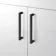 Harper Gloss White Combination Vanity Basin & Miami Toilet 1000mm - Black Accents