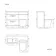 Avon Stone Grey Combination Basin Drawer and Boston Toilet 1100mm - Left Handed