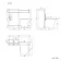 Avon Stone Grey Combination Vanity Basin and Boston Toilet 950mm - Black Accents
