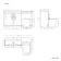 Avon Stone Grey Combination Vanity Basin and Boston Toilet 1300mm - Black Accents