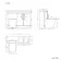 Avon Stone Grey Combination Vanity Basin and Boston Toilet 1100mm - Black Accents - Right Handed