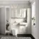 Monaco Chalk White Combination Vanity Basin with Marble Top & Boston Toilet 1200mm