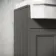 Monaco Graphite Grey Combination Vanity Traditional Basin and Hudson Toilet with Wooden Seat 1500mm