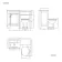 Bermuda Graphite Grey Combination Vanity Basin and Hudson Toilet with Wooden Seat 1000mm