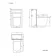 Bermuda Traditional Inky Blue Slimline Back To Wall Unit and Boston Toilet