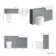 Monaco Dove Grey Combination Vanity Basin and Boston Toilet 1500mm - Brushed Brass Accents