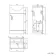 Quartz Stone Grey Combination Vanity Basin and Denver Toilet 950mm - Black Accents