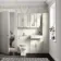 Monaco Chalk White Combination Vanity Basin with Marble Top & Hudson Toilet with Wooden Seat 1200mm - Brass Knurled Handles