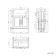 Monaco Graphite Grey Basin Vanity 600mm - Brass Knurled Handles