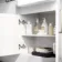 Harper Gloss White Combination Vanity Basin and Houston Toilet 1500mm - Brushed Brass Accents