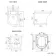Harper Stone Grey Combination Vanity Basin and Tucson Toilet 1200mm - Brushed Brass Accents - Left Handed