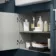 Harper Navy Blue Combination Vanity Basin and Houston Toilet 1500mm