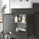 Foster Tungsten Grey Combination Vanity Basin 1500mm - Excludes Toilet