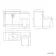 Mersey Gloss White Combination Vanity Basin and Houston Toilet 1300mm - Black Accents