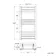Barcelona Electric Antique Gold Straight Heated Towel Rail 800x400mm