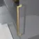 Harper Stone Grey Floor Standing Tall Cabinet 1900x300mm - Brushed Brass Accents  