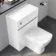 Foster Gloss White Back To Wall Unit and Atlanta Toilet