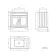 Lucia Chalk White Vanity with Marble Top & Curved Counter Top Basin 840mm - Brushed Brass Accents