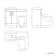 Mersey Gloss White Combination Vanity Basin and Austin Toilet 1000mm