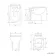 Mersey Gloss White Combination Vanity Basin and Austin Toilet 1000mm