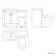 Mersey Gloss White Combination Vanity Basin and Austin Toilet 1100mm - Black Accents
