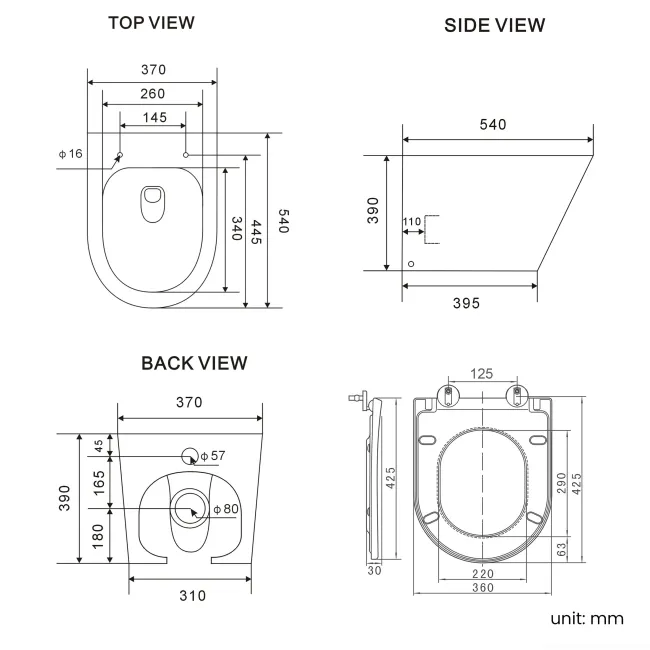 Foster Stone Grey Combination Vanity Basin and Boston Toilet 1200mm
