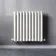 Marbella White Single Oval Panel Radiator 600x600mm