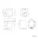 Mersey Gloss White Combination Vanity Basin and Miami Toilet 1300mm - Black Accents