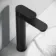 Anker Matt Black High Rise Basin Mixer Tap