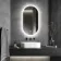 Alisha Oval Illuminated LED Mirror With BLUETOOTH Speaker 900x500mm