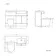 Foster Gloss White Combination Vanity Basin and Boston Toilet 1200mm - Right Handed