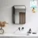 Essence Black Framed Rectangular Bathroom Mirror 600x400mm