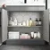 Avon Stone Grey Combination Vanity Basin and Boston Toilet 1300mm - Black Accents