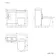 Avon Gloss White Combination Vanity Basin and Boston Toilet 950mm