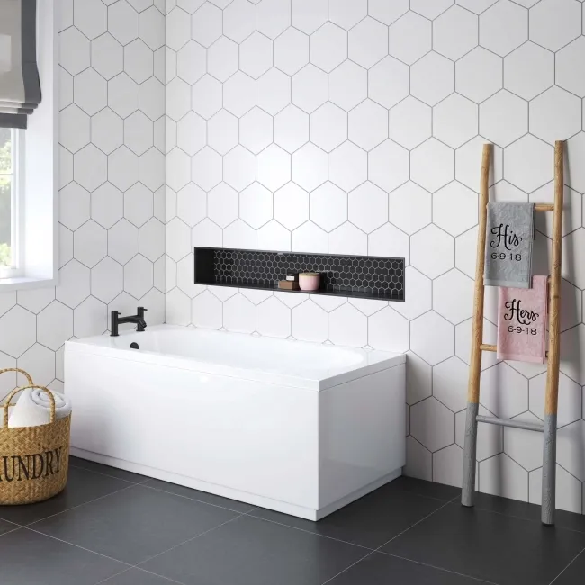 Stafford 1500x700mm Round Single Ended Bath