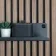 Trepanel Customise® Black Shelf 519mm inc Black Screws