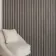 Trepanel Design® Silver on Dark Grey Felt Curve Acoustic Wall Panels