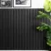 Trepanel® Black Wood Acoustic Panel Top Trim