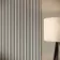 Trepanel Design® Ivory Slate Effect Slat on Black Felt Wall Panels