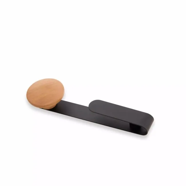 Trepanel Customise® Wooden Hanger Natural Horizontal Metal Hook