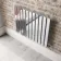 Faro Chrome Single Flat Panel Horizontal Radiator 600x770mm