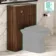Sorrento Black Walnut 600 Toilet Unit