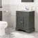 Lucia Graphite Grey Vanity with Marble Top & Undermount Basin 630mm