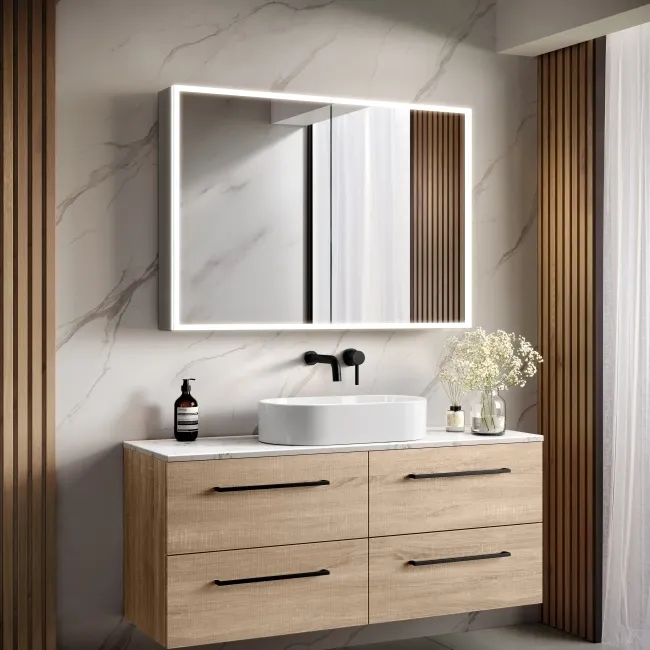 Margot Illuminated LED Mirror Cabinet 700x1000mm