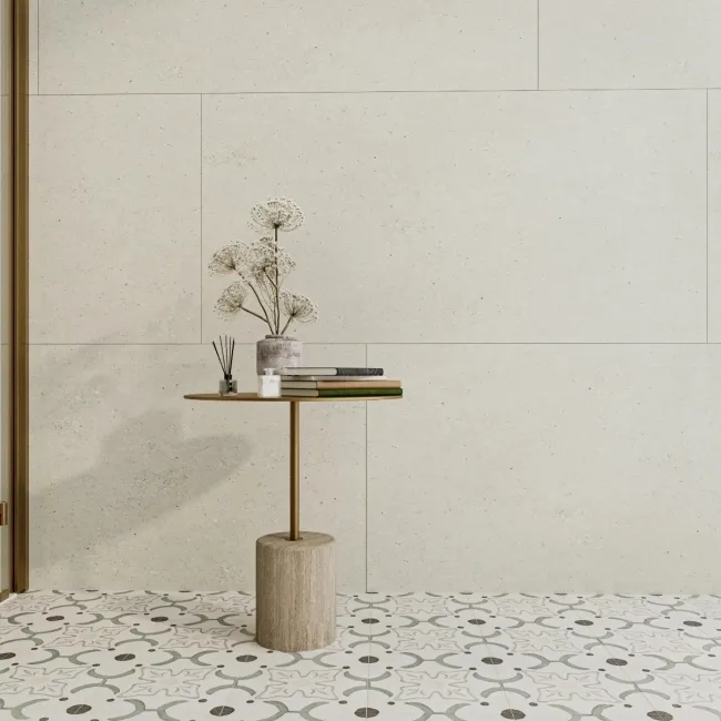 Trepanel Aqua Luxe® Bone Stone Effect Satin SPC Wall Panel 4 Pack (Covers 2.80 SQM)