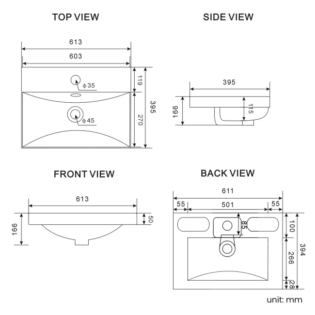Havana Fluted Country Oak Combination Vanity Basin and Miami Toilet 1100mm - Brushed Brass Accents