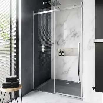 Oslo Premium Easy Clean 8mm Sliding Shower Door 1200mm