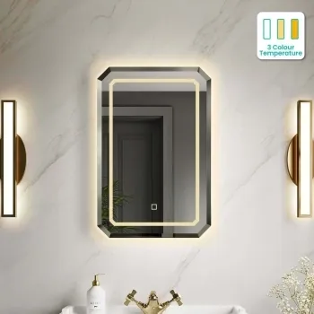 Thea Illuminated LED Mirror 600x400mm