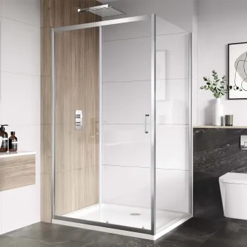 London 6mm Sliding Shower Enclosure 1100x900mm